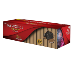 Nr 103 Overload compound batteri 164 skud 1958,2 g krudt 