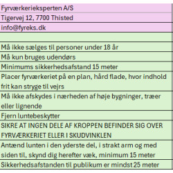 Nr 135 Overload 14 30 skud 618 g krudt 