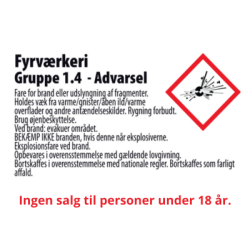 Nr 70 Knaldperler 15 pakker med 10 stik i hver