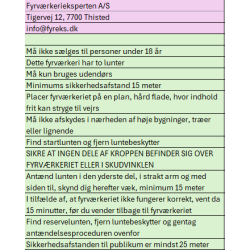 Nr 150 Overload 16 80 skud 25 mm  942 g krudt 