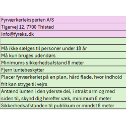 Nr 61 Heksehyl 45 stk 
