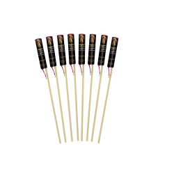 nr 21 Salutraketter 8 stk total 65 g krudt 