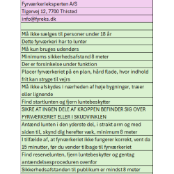 Nr 103 Overload compound batteri 164 skud 1958,2 g krudt 