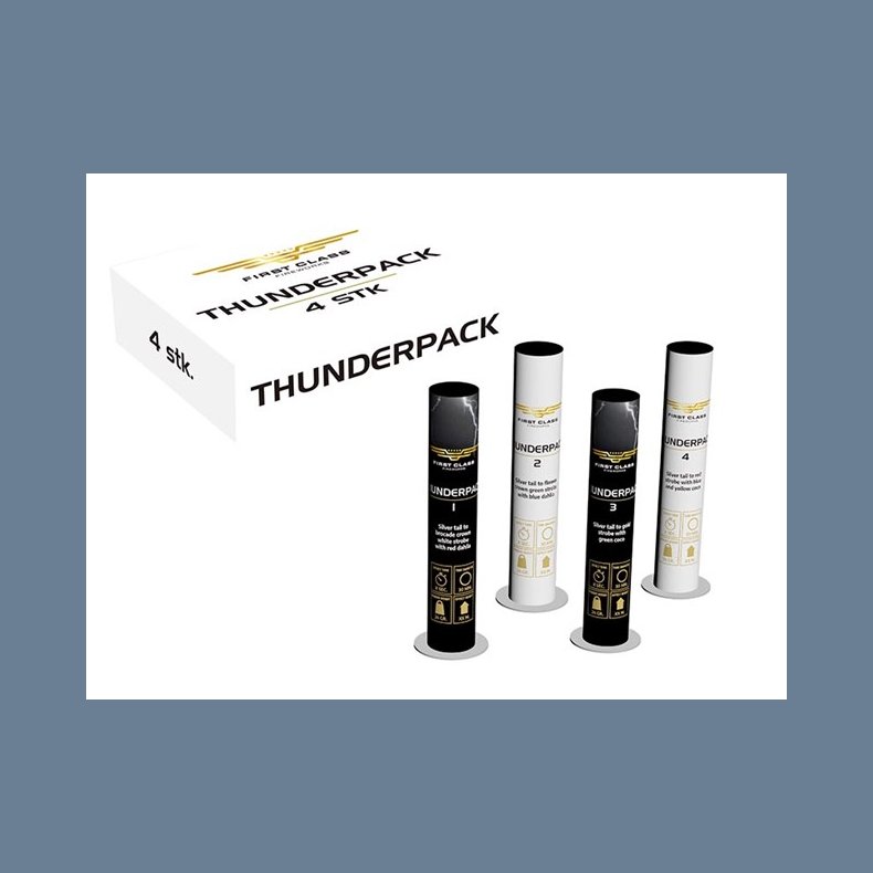 Nr 140 Thunderpack 3 stk 30 mm 96 g krudt 